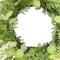 Edge Collections-27.5" x 27.5"-Green-Elegant Artificial Fern Wreath for Home Decor-1 pcs
